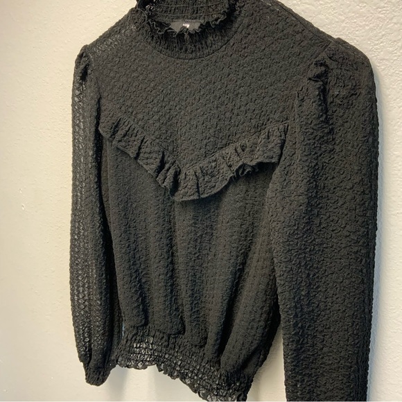 Black Dress Blouse - Picture 2 of 5